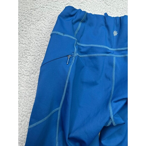 Athleta Contender tights beautiful blue sz medium - Picture 8 of 11